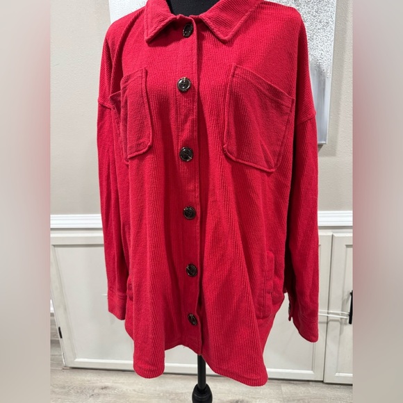 Maurice’s Red Shacket - Picture 2 of 6